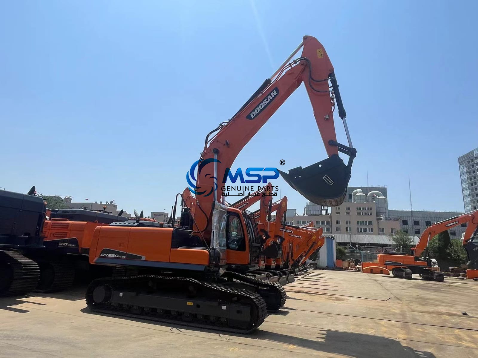 DOOSAN EXCAVATORS MODEL / DX60 , 80 , 120 , 150 , 205 , 260 , 300 , 360 , 380 , 500 , 1000
